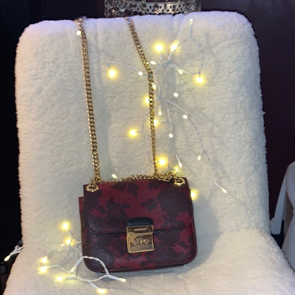 Michael Kors Cherry Leather Cross Body Bag